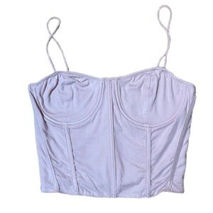Molly Green Women's Lavender Corset Top Size Medium